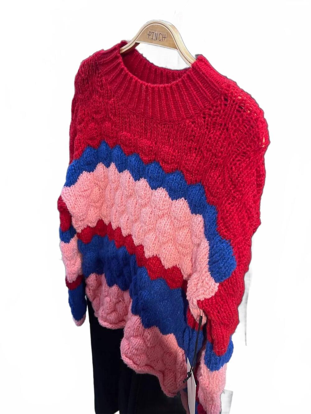 NEW PINCH women's bridget sweater in red
